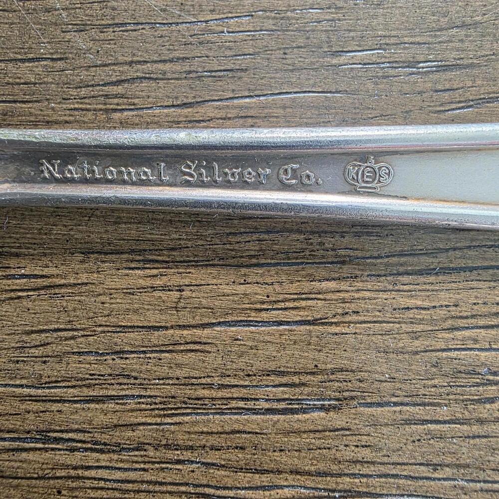 National Silver Co King Edward 3pc Silver-plated Flatware Cake Server & 2 Spoons - Picture 9 of 10